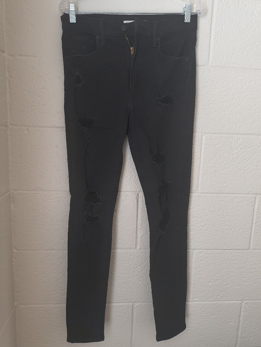 Levi's Mile High Super Skinny Ripped Jeans - Size 30